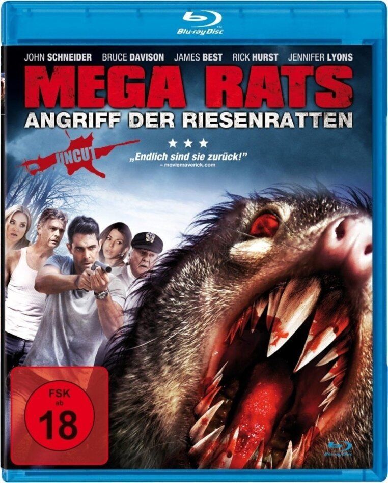 Tutti i DVDs: Mega Rats - Angriff der Riesenratten (Blu-Ray) – Nuovo (secondo la descrizione) da Bern venduto da Frebo