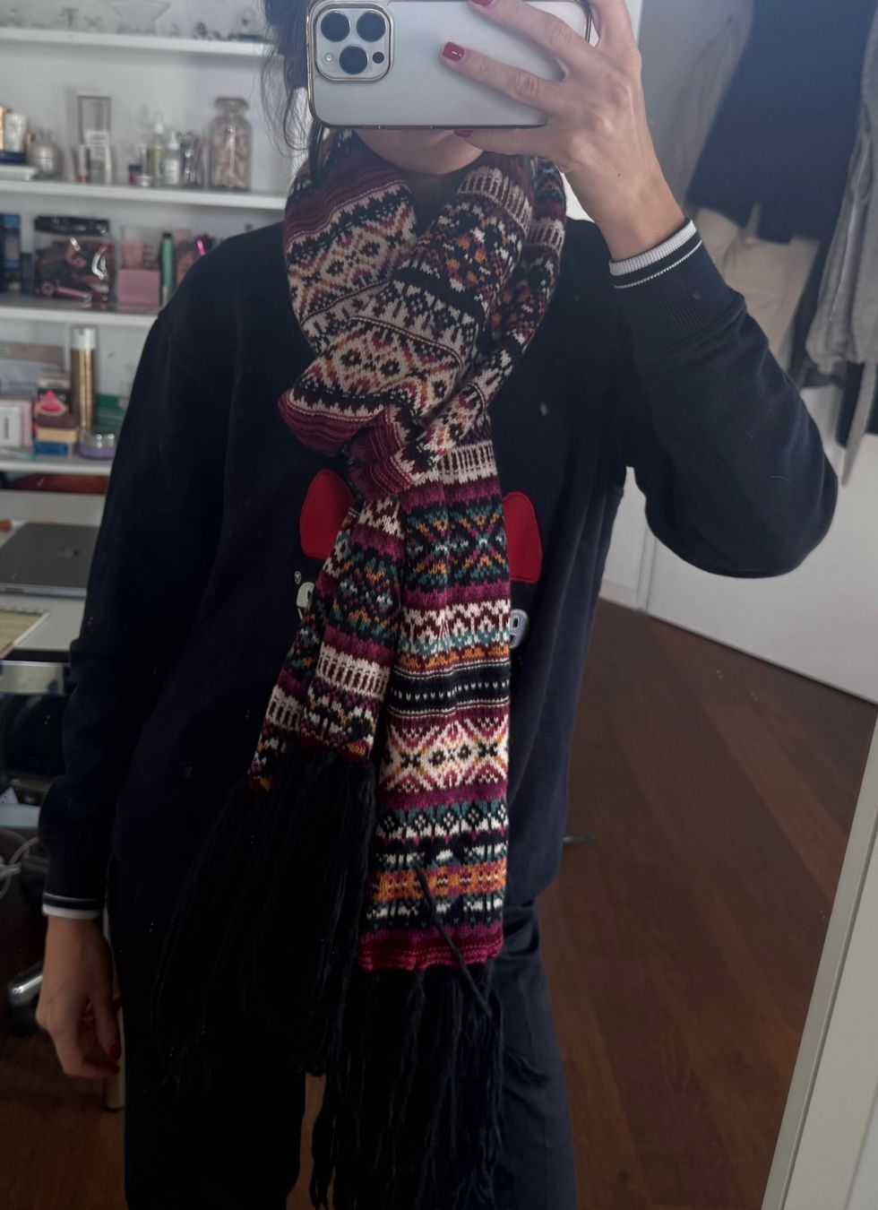 H&M Foulards, Tücher & Schals: H&M Winter-Schal mit Muster, One Size – Gebraucht aus Altendorf von Jeshy15