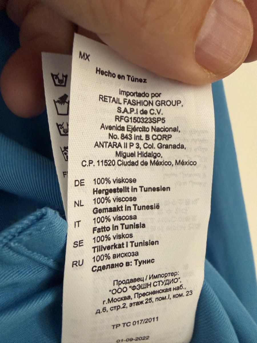 Sandro Hemden: Camicia Sandro uomo blu taglia L nuova – Neu (gemäss Beschreibung) aus Lugano von can_xdd8 9