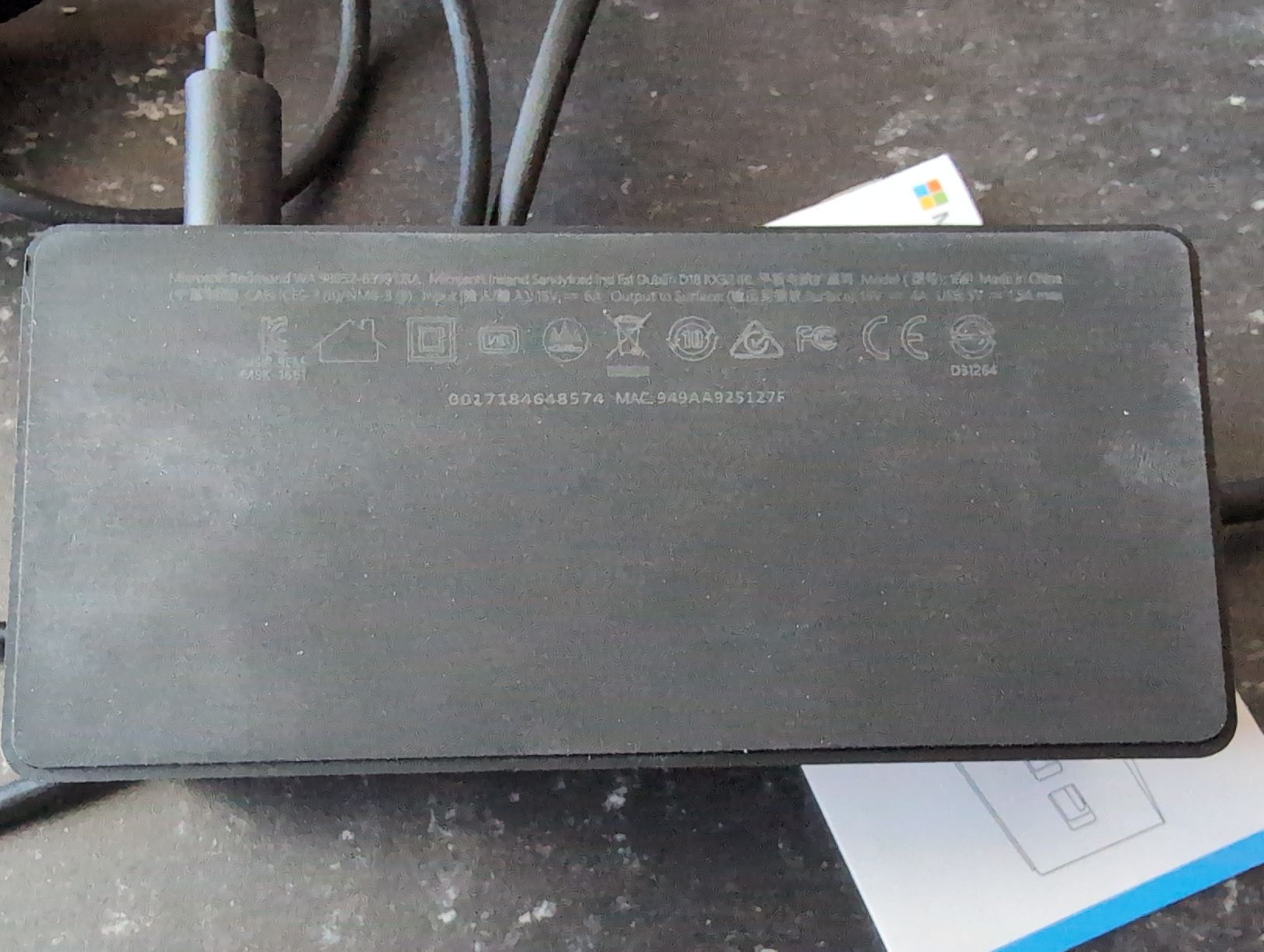 Microsoft Docking station: Microsoft Surface Dock 1 & Netzteil (voll funktionsfähig) – Usato da Aarau Rohr venduto da Ajax13 4