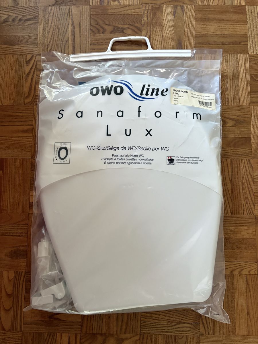 WC: Neu WC-Sitz von OwoLine Saniform Lux – Neu und originalverpackt aus Binningen von Pixy67