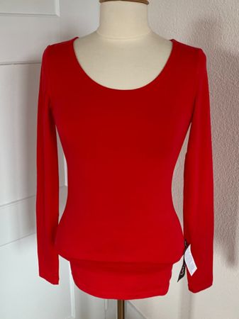 Colora Damen Shirt, Tencel, Gr. S, Rot, NEU