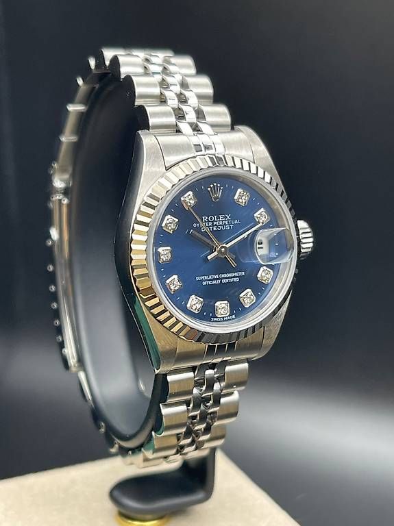 Rolex Uhren: Rolex Lady-Datejust 26mm  Ref. 69174  Jubilee Blue Diamond – Gebraucht aus Lugano von luganotopwatches 3