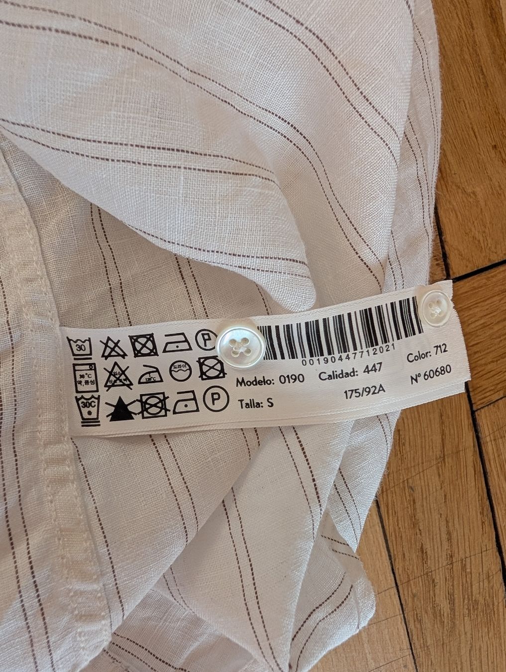 Massimo Dutti Camicie: Massimo Dutti Leinenhemd Weiss Slimfit Gr. S – Usato da Zürich venduto da Hedkandi 3
