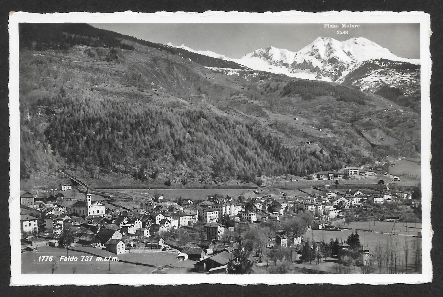 Cartoline postali: Faido vista generale Feldpoststempel – Usato da Olten venduto da clotaldi