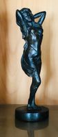 Bronzefigur, signiert Lopez, Jugendstil