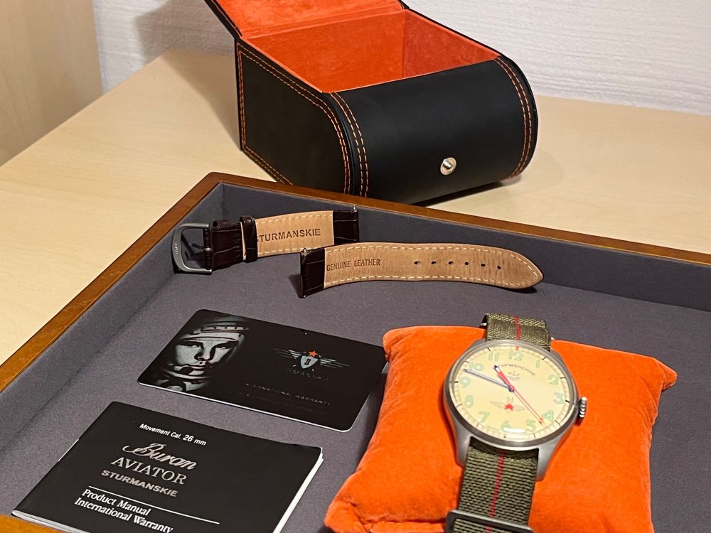 Sturmanskie Gagarin Titan 40mm Limited Handaufzug (Neu (gemäss