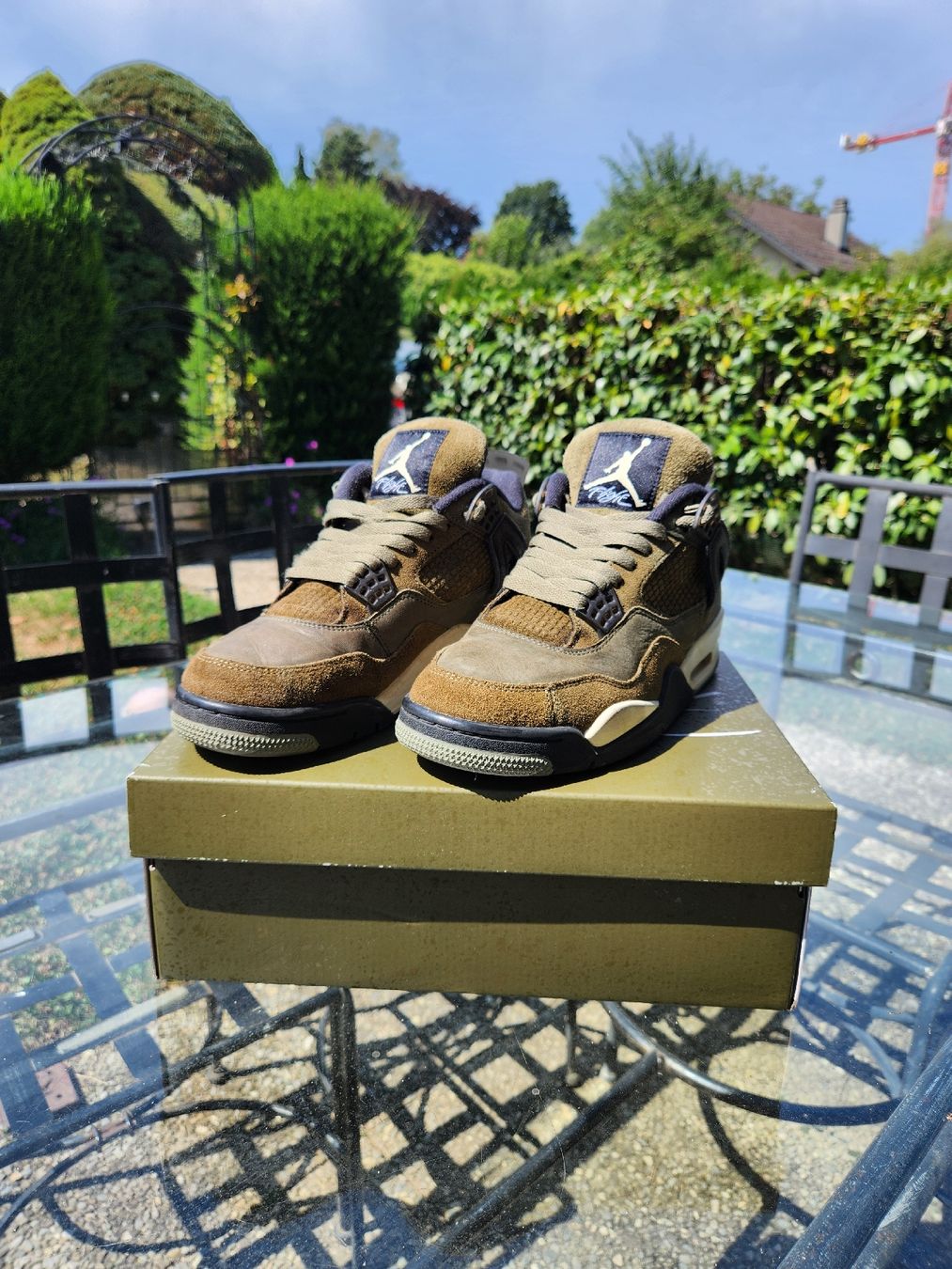 Jordan Scarpe da uomo: Jordan 4 Olive, taille 42.5 – Usato da Echandens venduto da kimy03