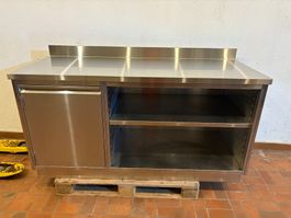 Gastro Chromstahlmöbel Arbeitstisch