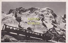 Zermatt - Chemin de Fer de Gornergrat et le Breithorn /bb