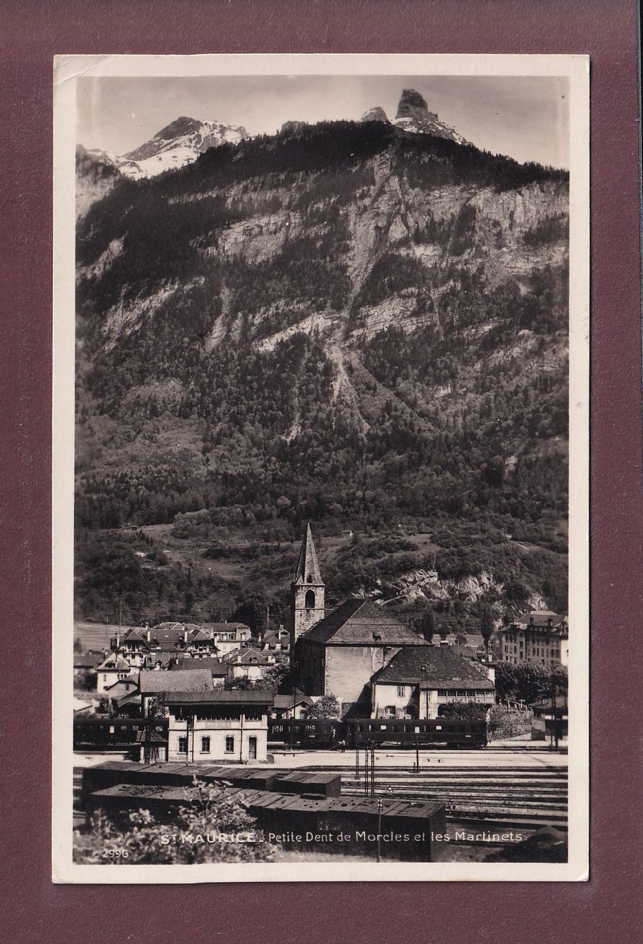 Cartes postales: ST. MAURICE - Gare - 1932 Feldpost – D'occasion à Pully par nicecards