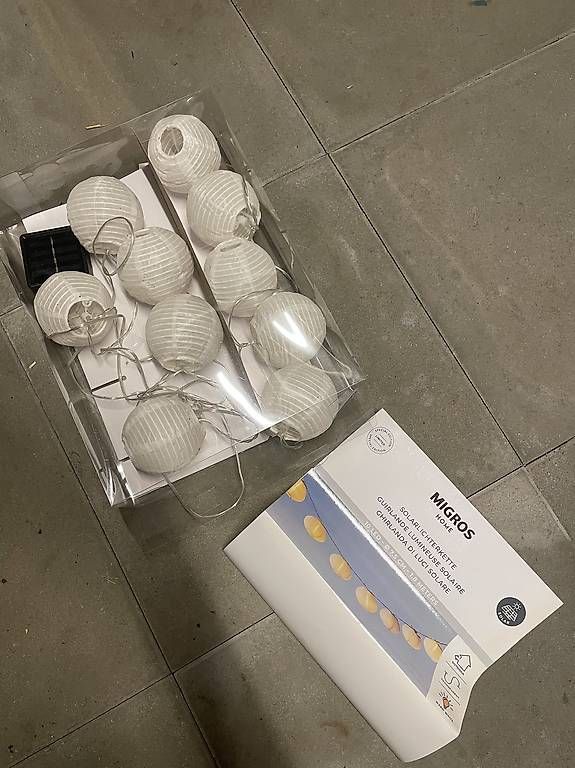 Migros Lichterketten & Leisten: Solarlichterkette – Gebraucht aus Basel von Pia.Mi 1