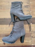 Bottines à lacets Varese en daim gris - T. 40