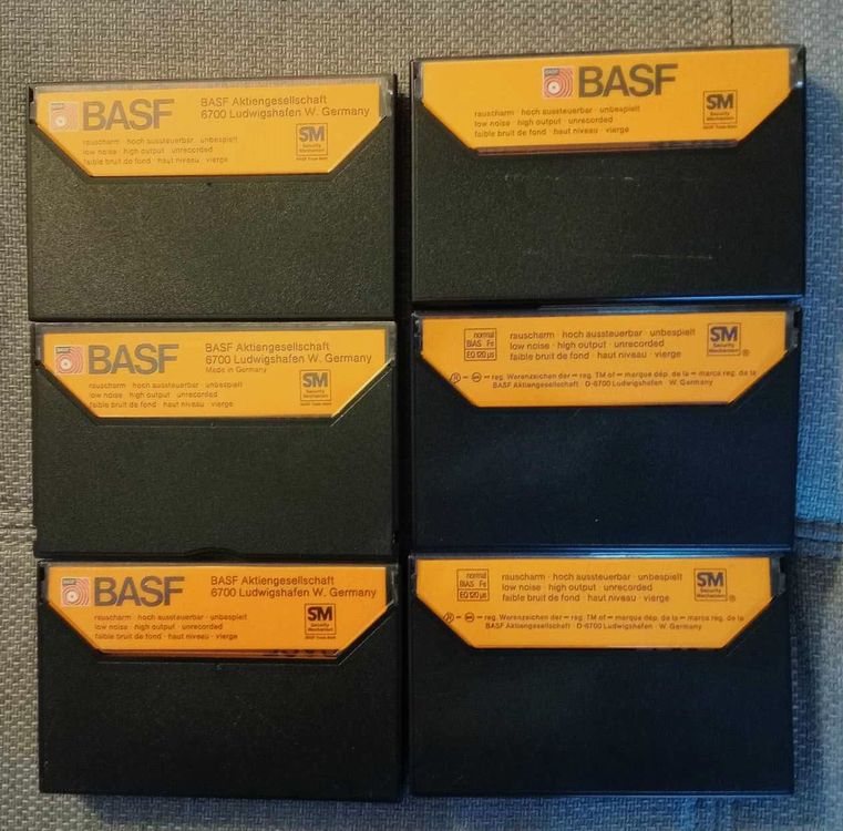 BASF / LH-SM - 6 x cassettes MC (3xC120 + 1xc90 + 2xC60) (Gebraucht) in ...