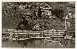Flugaufnahme  Clarens,  Hotel Ketterer