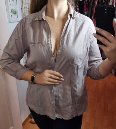 Linen  Bluse Gr. 40/42 - Top Zustand - 7/8 Arm