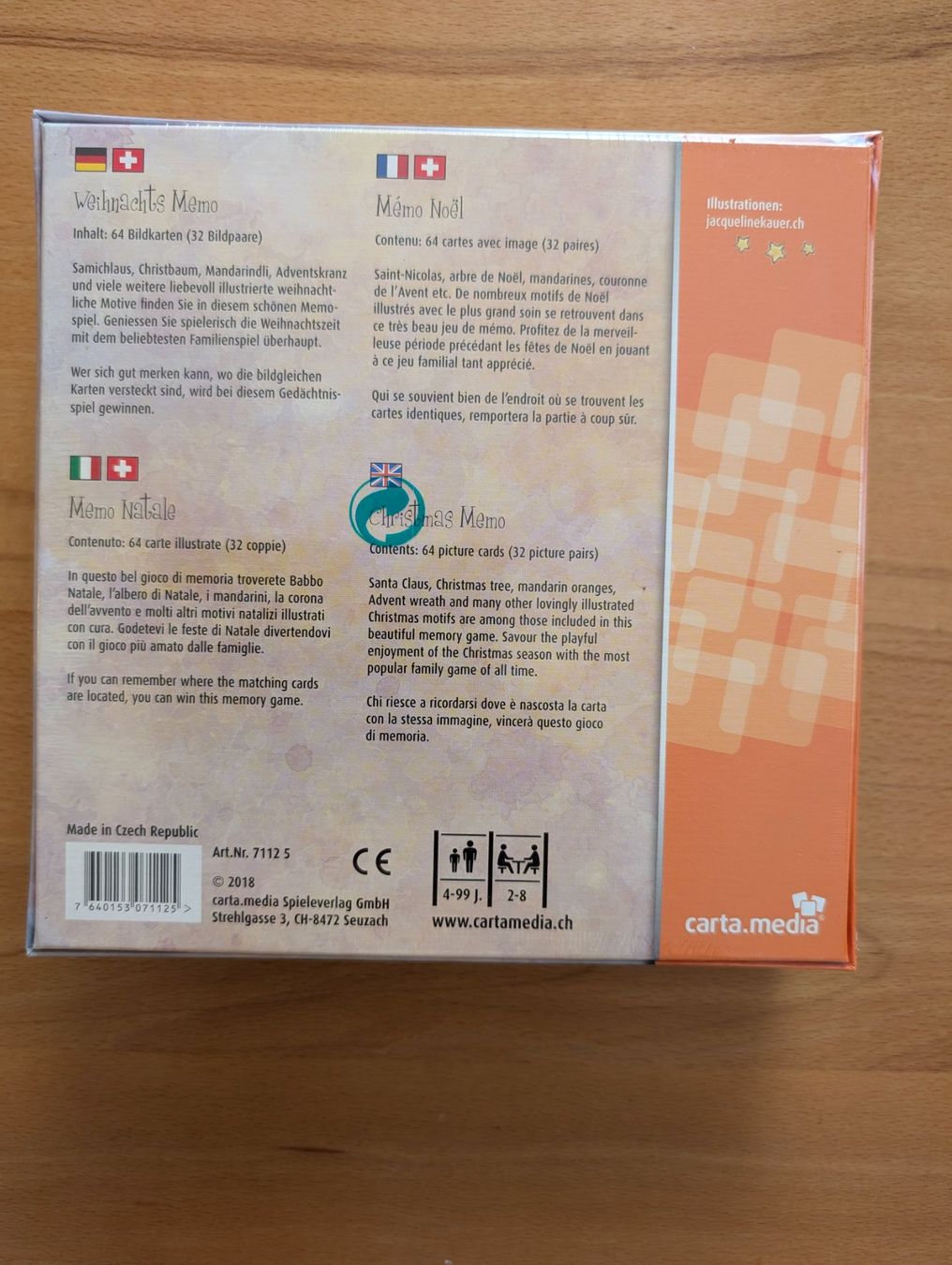 Giochi: Weihnachts Memo Spiel / neu – Nuovo e nell'imballaggio originale da Weite venduto da Nur63 1