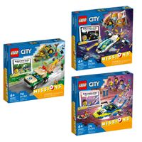 3 Lego City Missionen Set zum Hammer Preis - Neupreis 108.-!