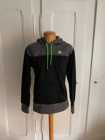 ADIDAS - Sport Hoodie schwarz-grau S