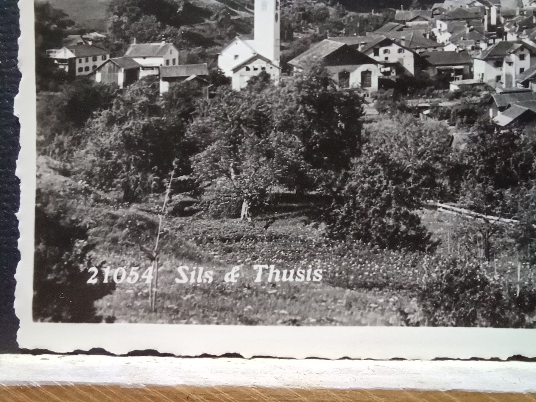 Cartoline postali: Sils & Thusis, Graubünden, Schweiz, BRB, 3.10.1939 – Usato da Aarau Rohr venduto da mgvw 1
