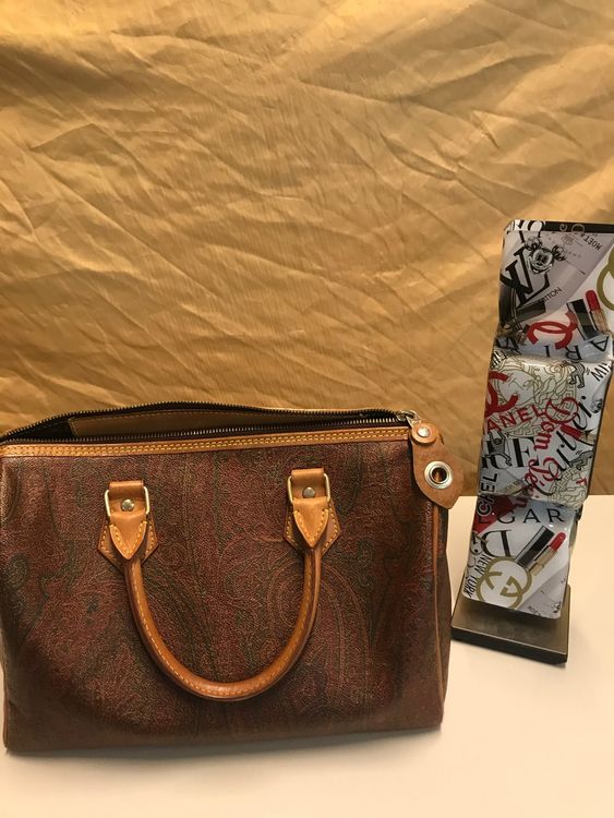 U GN PAISELY PATTERN BOSTON BAG LR3ZU11U