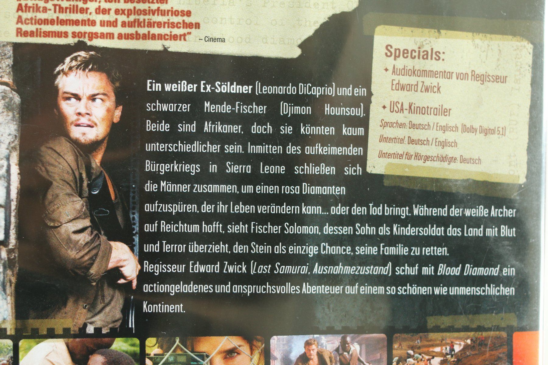 Tutti i DVDs: Blood Diamond - DVD – Usato da Zürich venduto da bentalent711 1