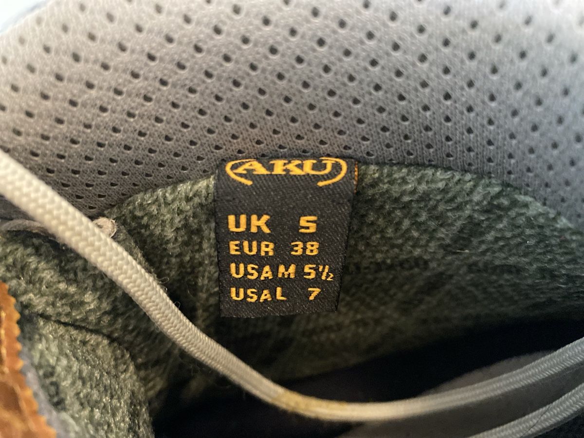 Aku Scarpe da uomo: AKU Bergschuhe Wanderschuhe Gr 38 – Usato da Birrwil venduto da Bendegriz 2