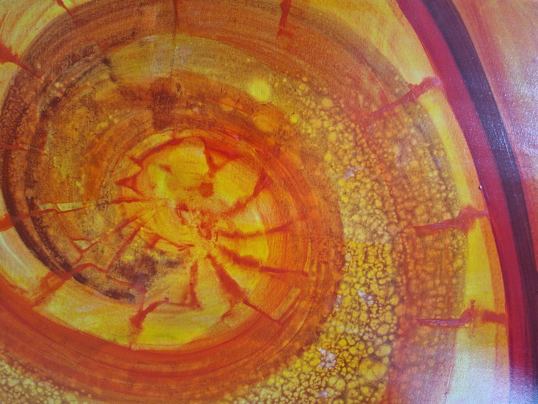 Dipinti: grosses Acrylgemälde - zwei Teile – Usato da Salgesch venduto da cavio01 1