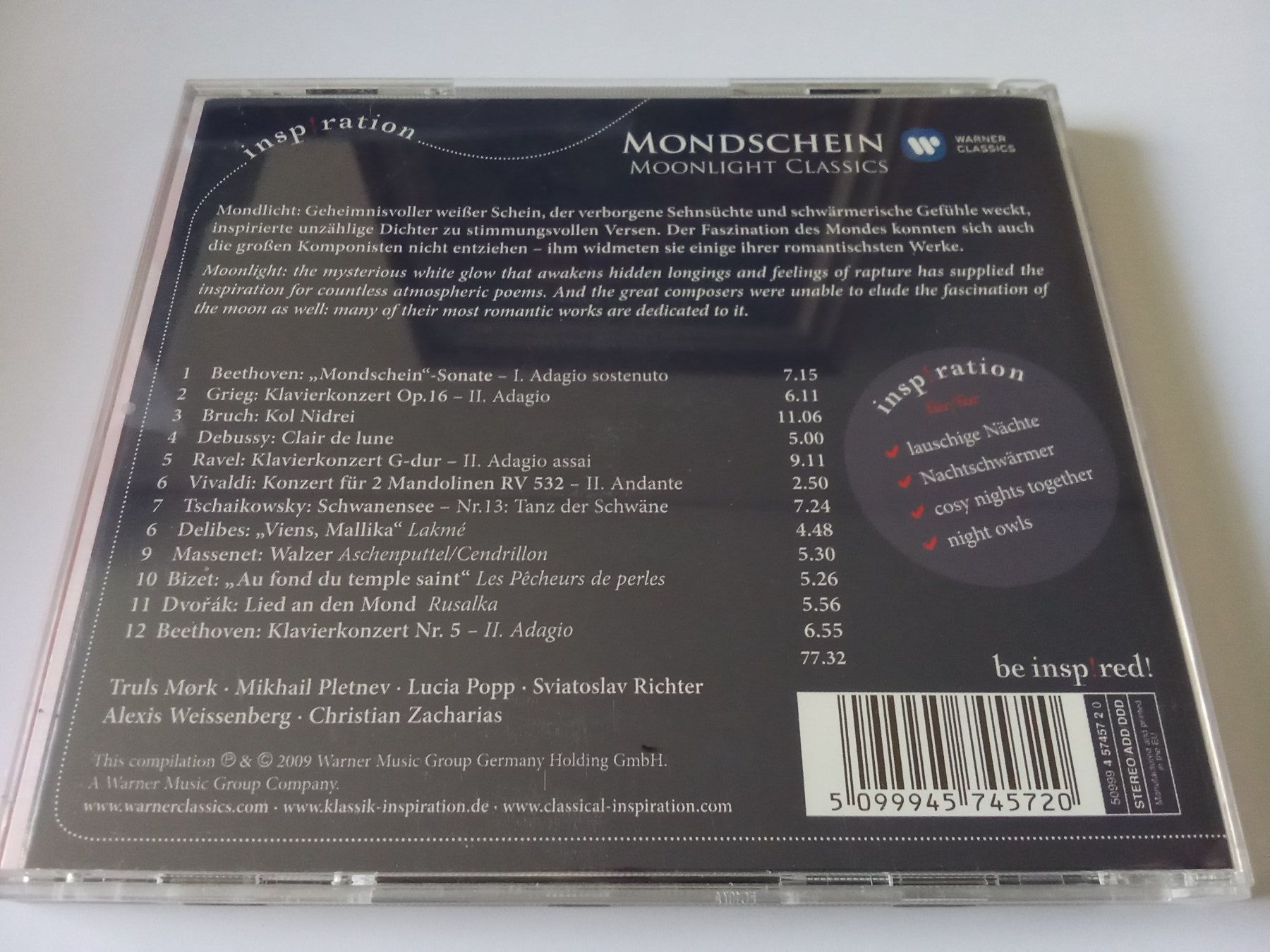 CD: Mondschein - Moonlight Classics/"Hits" der klassischen Musik – Usato da Bilten venduto da Bora3 1