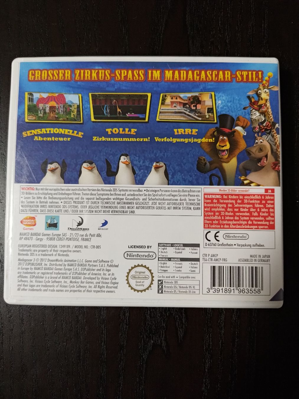 Giochi: Madagaskar 3 - Nintendo 3DS – Usato da Bern venduto da Light_Y 1