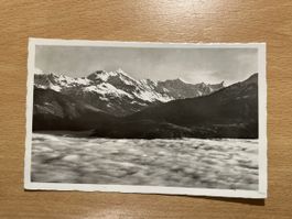 Alte Schwarzweiss-Postkarte Crans s/Sierre, Rarität! 