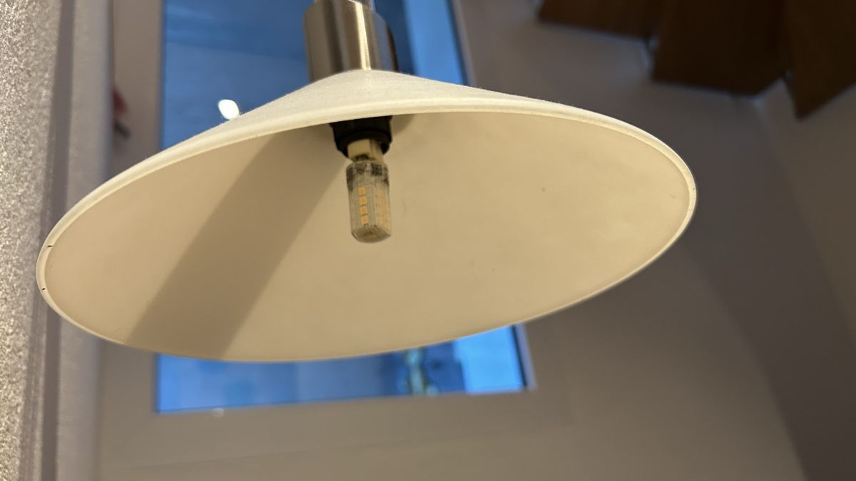 Lampadari & plafoniere: Stilvolle Hängelampe, Metall/Glas – Usato da Rombach venduto da Naphtol 2