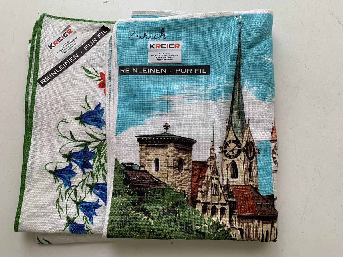 Strofinacci: Küchentücher 100% Reinleinen, NEU – Nuovo (secondo la descrizione) da Egg b. Zürich venduto da ohtannenbaum 1