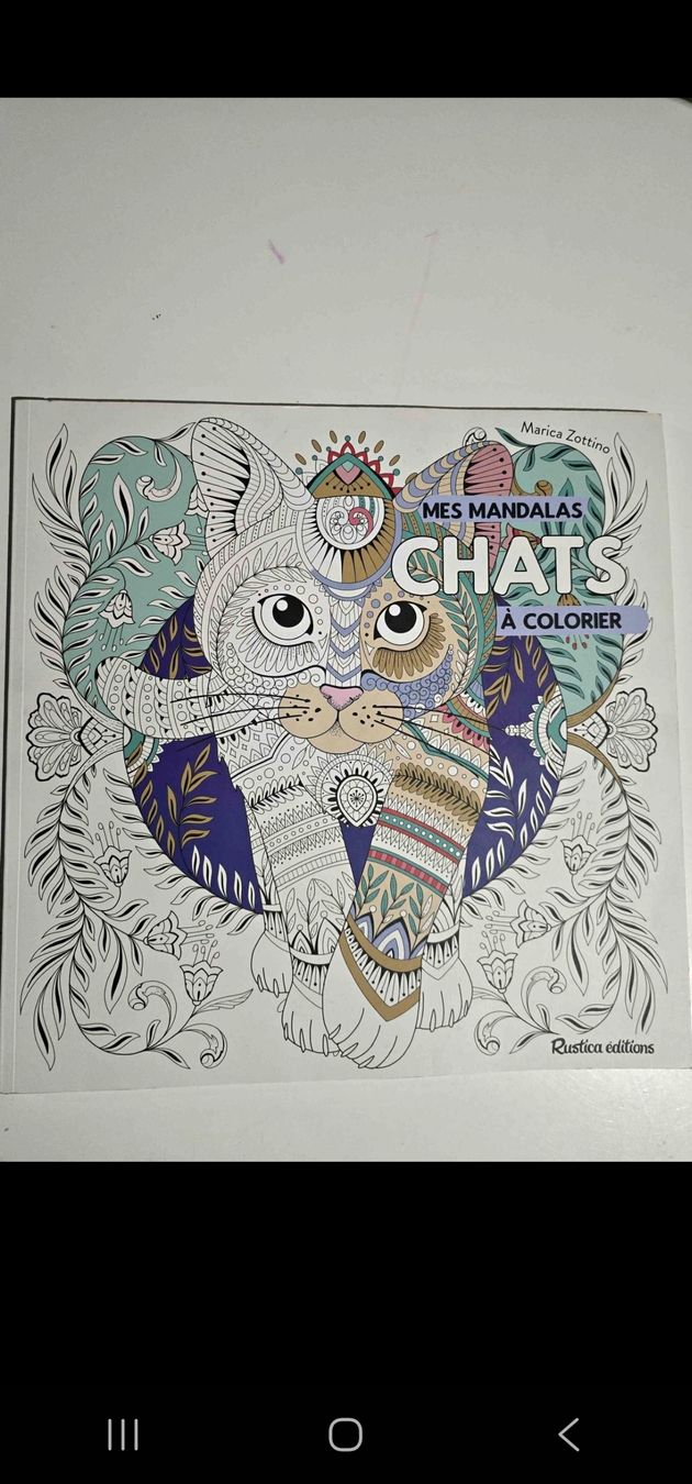 Bücher: Livre de coloriage mandalas chats - Rustica Ultima, neuf – Neu und originalverpackt aus Monthey von Chez-Dani-81 1