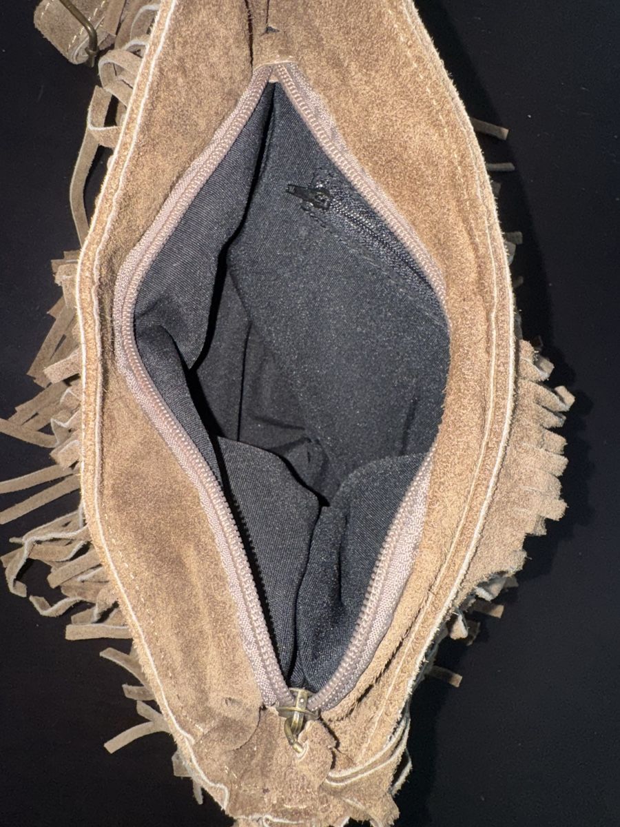 Borse da donna: Wildleder Fransen Tasche, beige, Top Zustand – Nuovo (secondo la descrizione) da Zürich venduto da Jen10 3