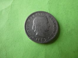 Schweiz 1887, 20 Rappen