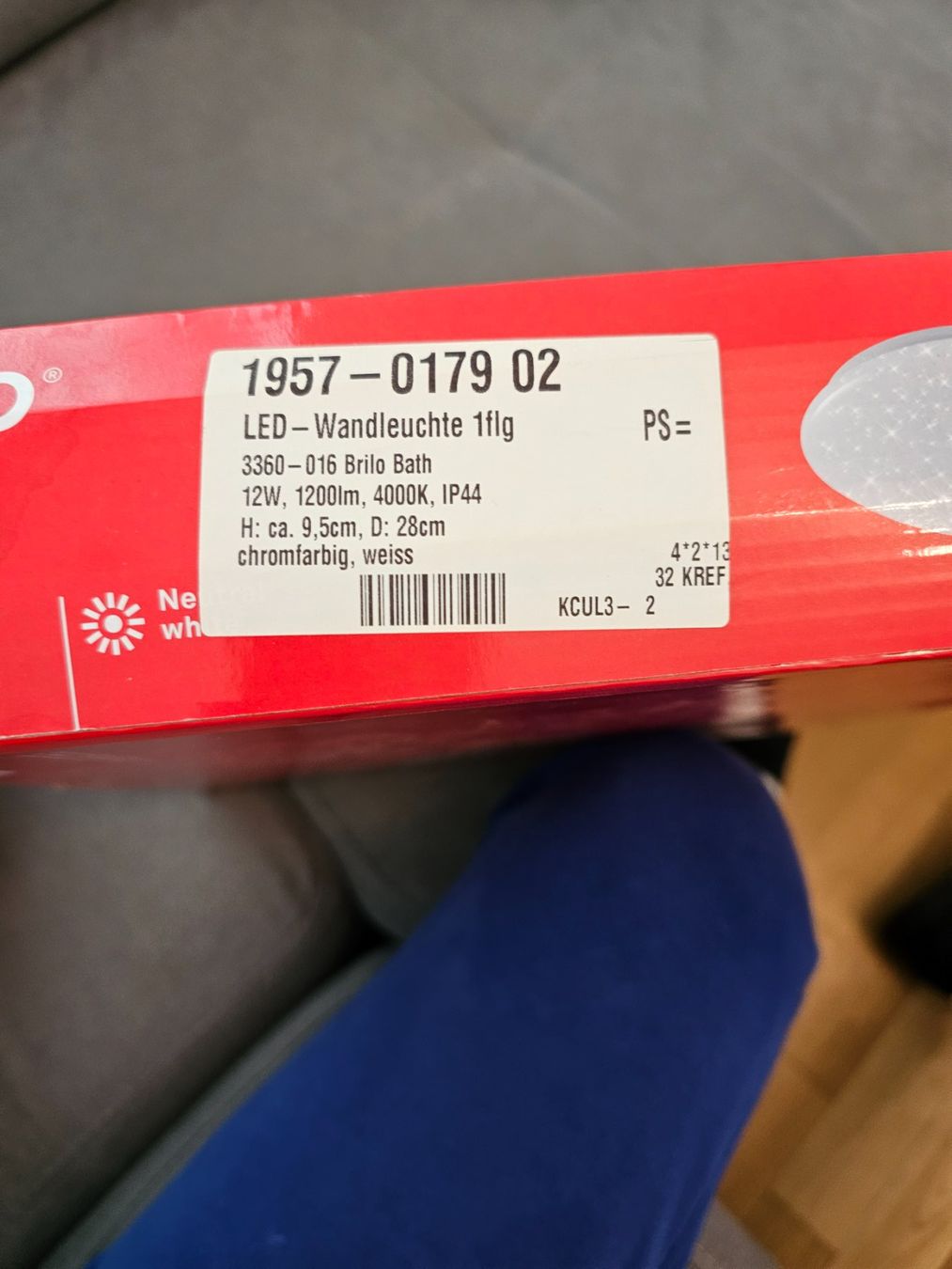 Lampadari & plafoniere: Brilo Bad Deckenleuchte – Nuovo e nell'imballaggio originale da Romanshorn venduto da udo_ytq5 1