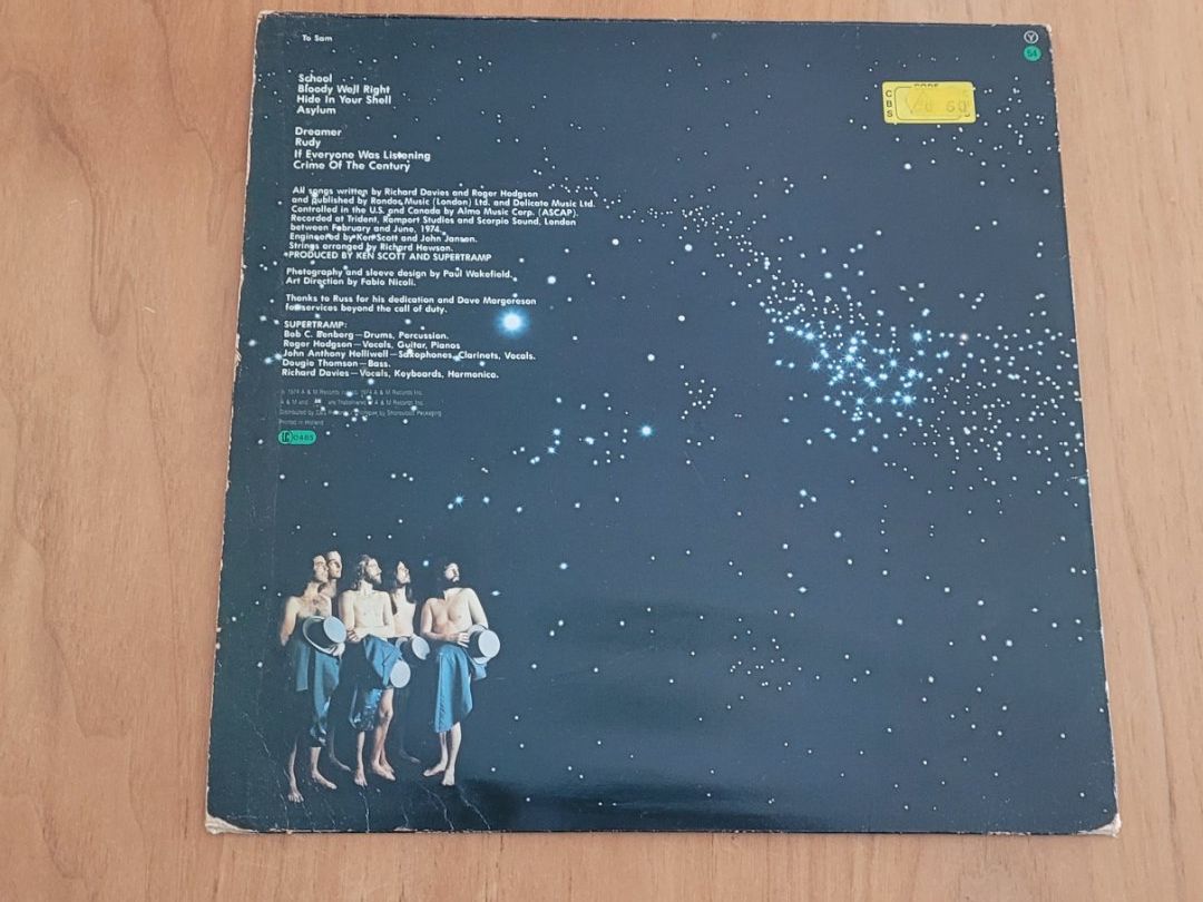 Schallplatten: LP Supertramp – Gebraucht aus Martigny von MZ-67 1
