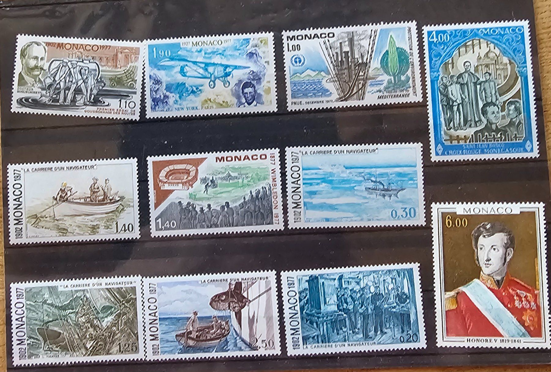 Tutti i francobolli: MONACO  timbres neufs ** ~1977 – Nuovo (secondo la descrizione) da Les Valettes venduto da Nuba1