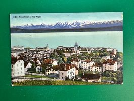 Neuchâtel et les Alpes