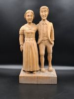 Vintage Schweizer Holzfigur Alpine Geschenk zum Jahrestag