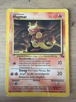 Pokémon Karte Magmar Fossil Set 39/62 gebrauchter Zustand