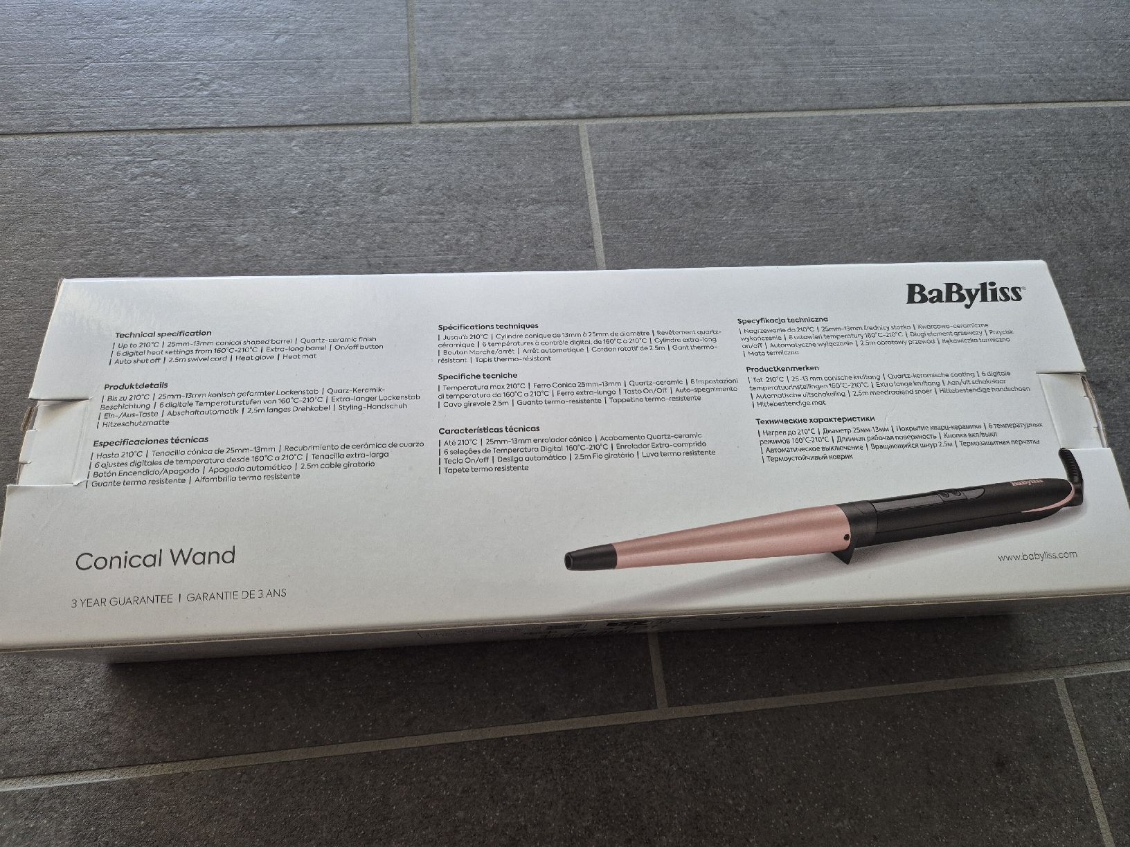BaByliss Piastre & Arricciacapelli: BaByliss Lockenstab Conical Wand – Usato da Affoltern am Albis venduto da Darquise 1