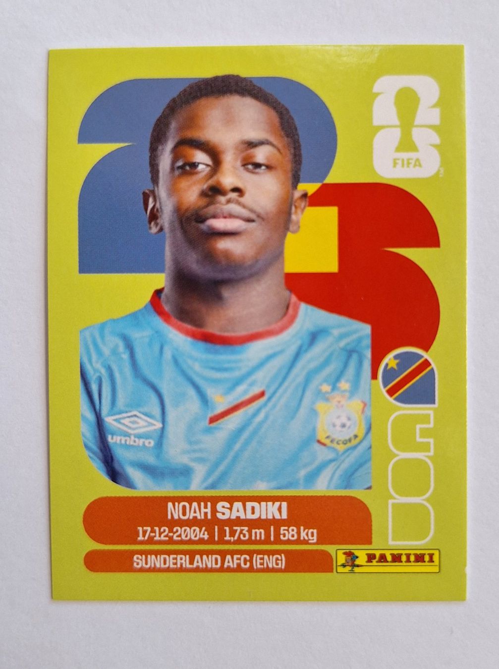 Panini Carte collezionabili: Panini Noah Sadiki COD 12 – Nuovo (secondo la descrizione) da Romanens venduto da Crocette