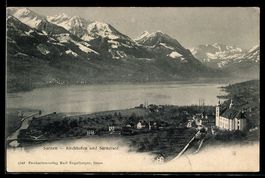 AK Sarnen-Kirchhofen, Ortspartie am Sarnersee