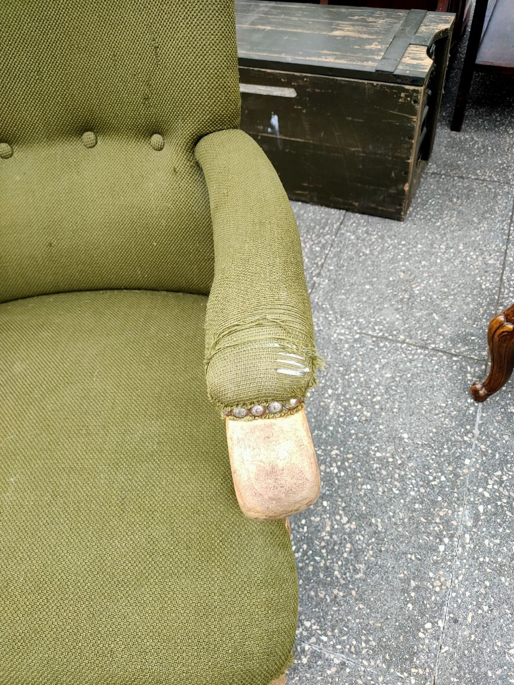Sessel: Fauteuil vintage – Gebraucht aus Vesin von Nicodeme 1
