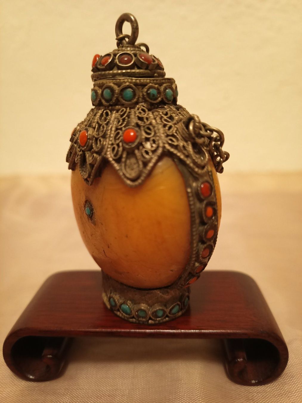 Flacons: Snuff Bottle Bernstein  "China-Mongolei" – Gebraucht aus Schwerzenbach von oldthings79 3