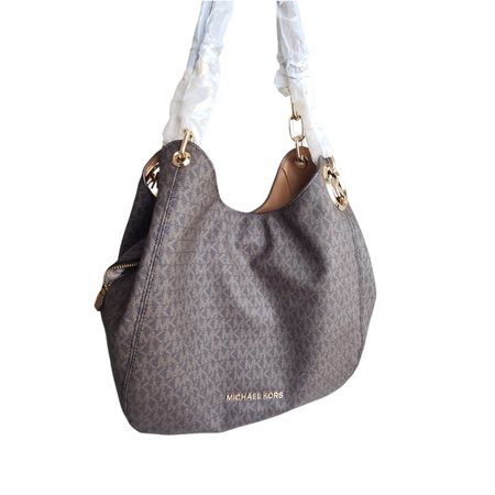 Michael Kors Lillie Chain Tote, couleur acorn (Monogramme)