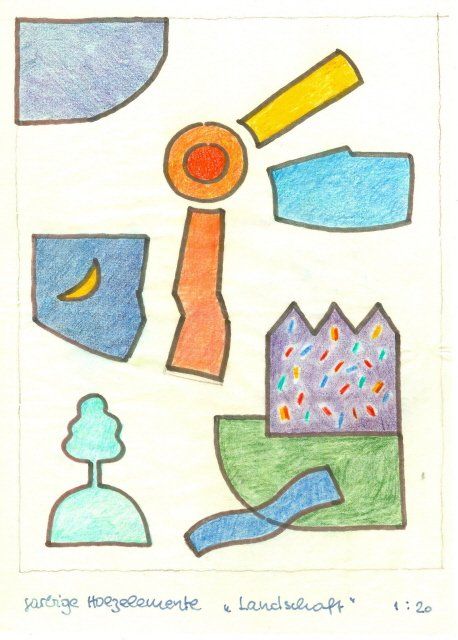 Foto & Immagini: Wandbild "Landschaft" von Sepp von Rotz, 1993 – Usato da Zug venduto da Mboss