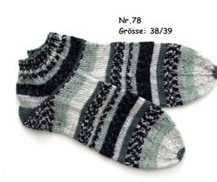 Sneaker - Socken handgestrickt  Gr.38/39  Nr.78
